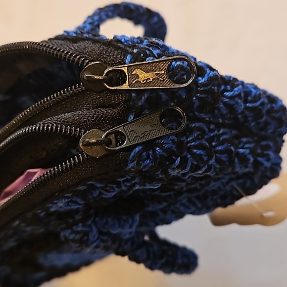 Handmade Kids Floral Crochet Mini Bag Handcrafted Boho Grannycore Vintage unique - Picture 9 of 17